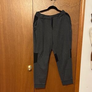 Men's Jordan Charcoal Sweatpants with Black Panels